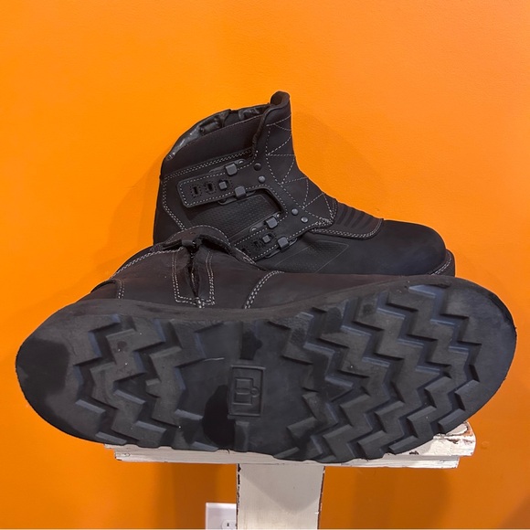 ICON El‎ Bajo2 CE motorsports Black Boots men’s size 11.5 - Picture 6 of 6